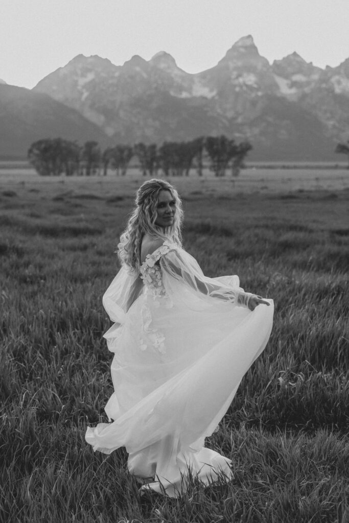 Wyoming Bridal Photography